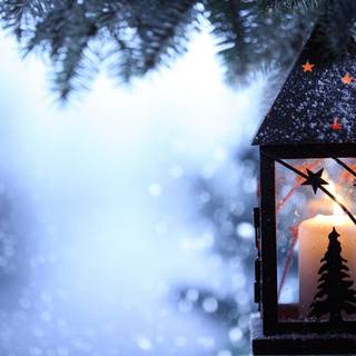 Christmas by Candlelight wallpaper