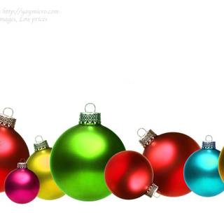 Christmas bulbs wallpaper