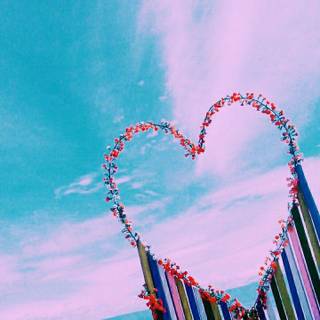 Blue aesthetic lockscreen wallpaper