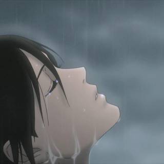 Anime sad boy alone wallpaper