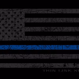 Blue line flag computer wallpaper