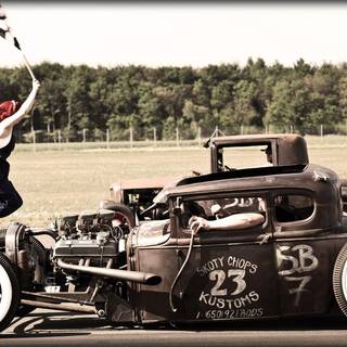 Hot Rod computer wallpaper