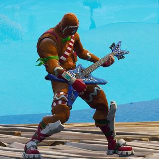 Fortnite Christmas Ginger Gunner wallpaper