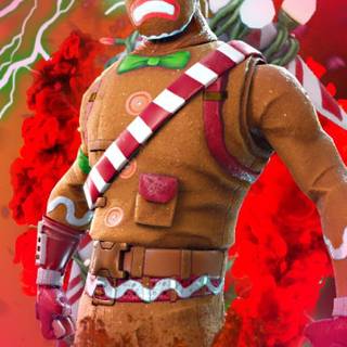 Fortnite Christmas Ginger Gunner wallpaper