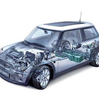 Automobile technical wallpaper