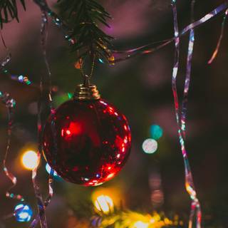 Christmas tree 4k wallpaper