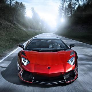 Black and red Lambo wallpaper