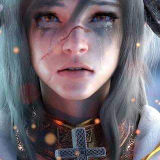 Amazing girl phone wallpaper