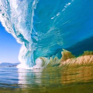 Wave breaker wallpaper