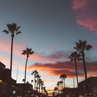 Sunset aesthetic wallpaper