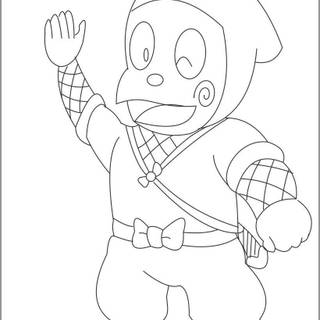 Ninja Hattori Amara iPhone wallpaper