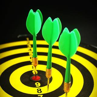 Hoops and darts wallpaper