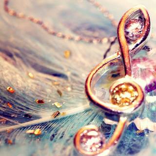 Music note desktop wallpaper