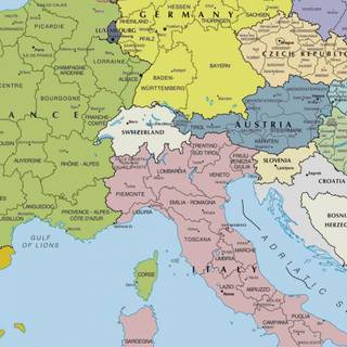 Europe map phone wallpaper
