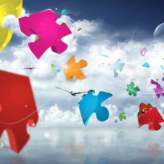 Puppy and autism wallpaper