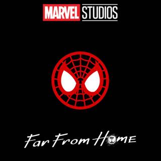 Spider-Man Far From Home logo wallpaper