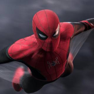 Spider-Man Far From Home logo wallpaper