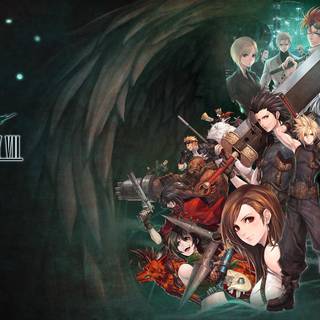 FF7 Christmas wallpaper