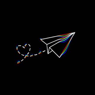 Black aesthetic glitch wallpaper