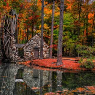 Watermill wallpaper
