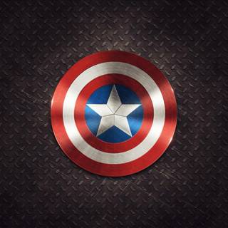 Captain America shield logo iPhone wallpaper