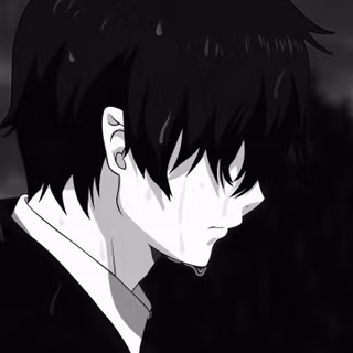 Crying man anime wallpaper