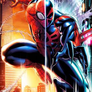Spider Man 2099 phone wallpaper