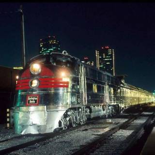 Christmas train snow wallpaper