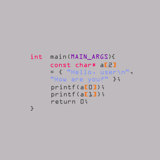 Minimal programming wallpaper
