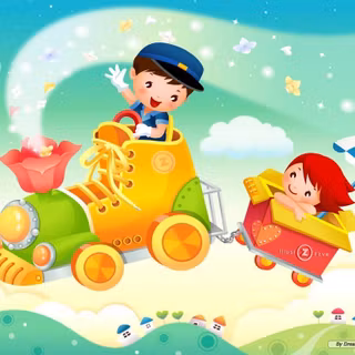 School kids wallpaper