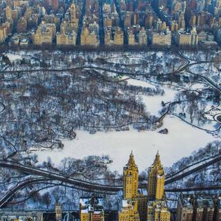 Christmas Central Park wallpaper