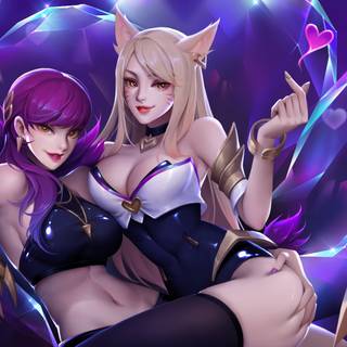 KDA anime wallpaper