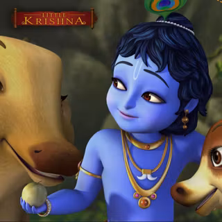 Little Krishna desktop wallpaper