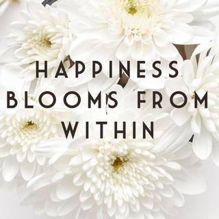 Quotes flower wallpaper