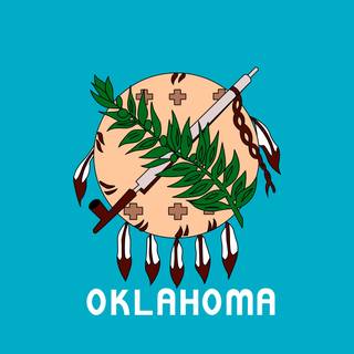 Oklahoma flag wallpaper