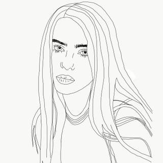 Billie Eilish drawings wallpaper