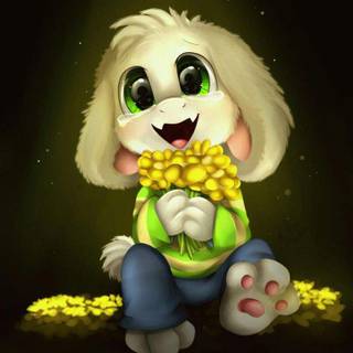 Underswap Asriel wallpaper