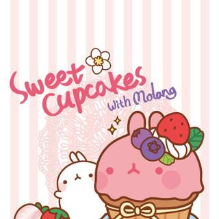 Anime cute food iPhone wallpaper