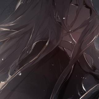 Anime girl sad dark wallpaper