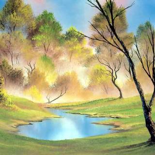 Beautiful painting wallpaper