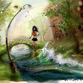 Beautiful painting wallpaper