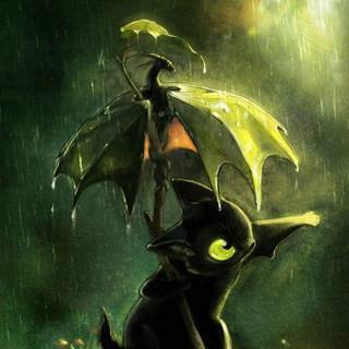 Toothless Dragon iPhone wallpaper