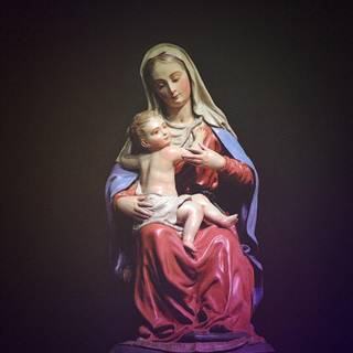 Phone Mother Mary and Jesus wallpaper