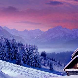 Texas landscape winter wallpaper