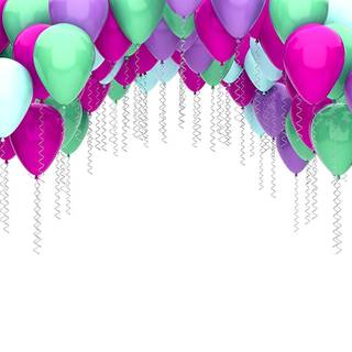 Party balloons wallpaper