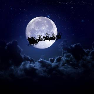 Christmas Eve night wallpaper