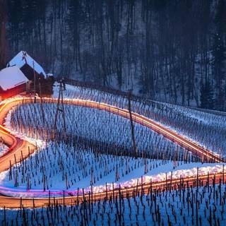 Light long exposure wallpaper