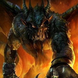 Demon dragon wallpaper