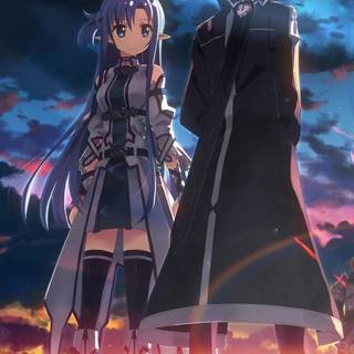 Anime sword iPhone wallpaper