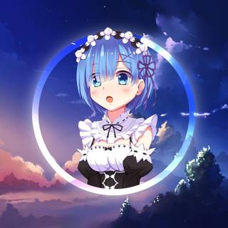 Rem Re Zero desktop wallpaper